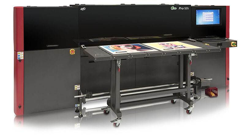EFI Pro 16h Flatbed/Roll-fed UV-LED Printer